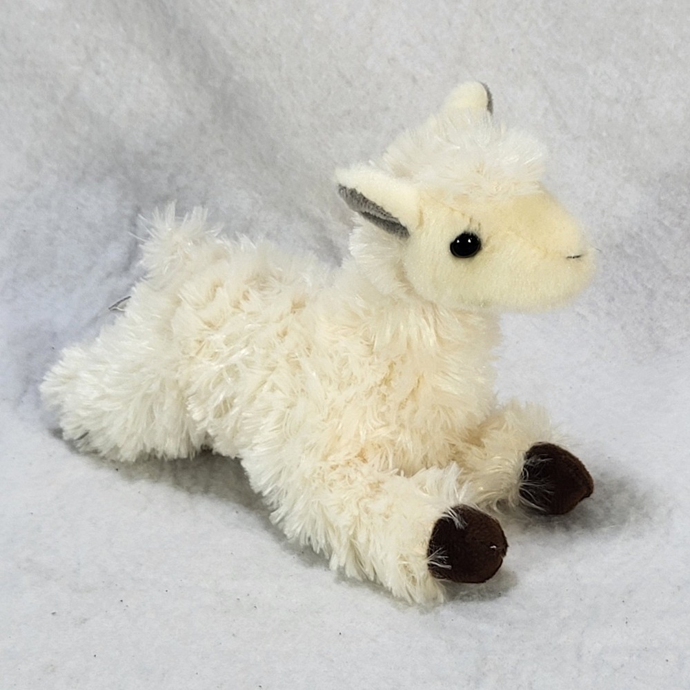 Aurora World Plush Alpaca Llama Stuffed Animal Cream Shaggy
